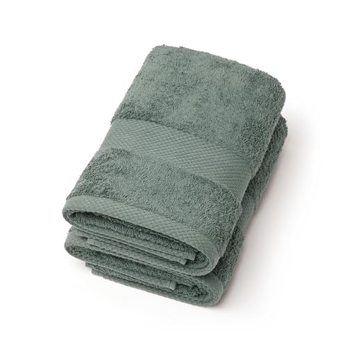 Pure Cotton 1-Piece Bath Towel in Combed Cotton 570 g/m² – Oeko-TEX Certified – Washable at 40°C – Absorbent Bath Mat 100 x 150 cm – Sand