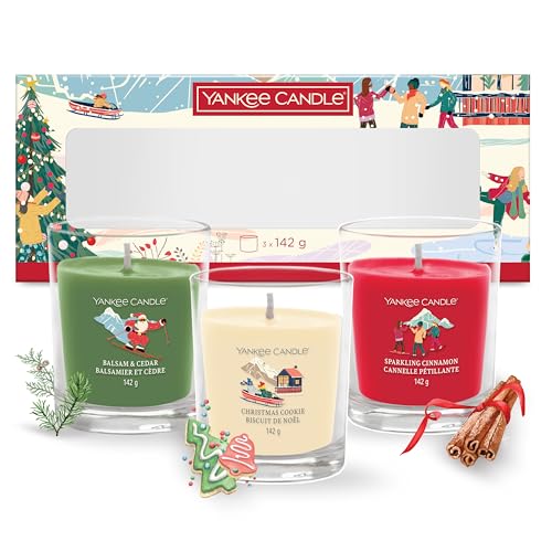 Yankee Candle Christmas Scented Candles Gift Set - 3 Tumbler Candles - Après Ski Collection - Perfect for Women
