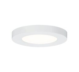 Paulmann 3725 LED Panel recessed Panel Cover-it Round incl. 1x6 watt Ceiling lamp White matt Light Panel Plastic Ceiling Light 3000 K