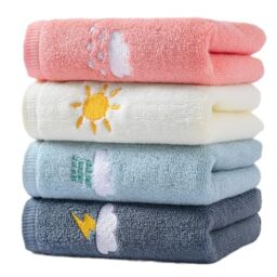 "LRUUIDDE Bathroom Hand Towels Set of 4, Hand Towel Soft 100% Cotton Towel Highly Absorbent Hand Towel, Hand Towels for Bath, Hand, Face, Gym and Spa, Size 14"" x 29"""