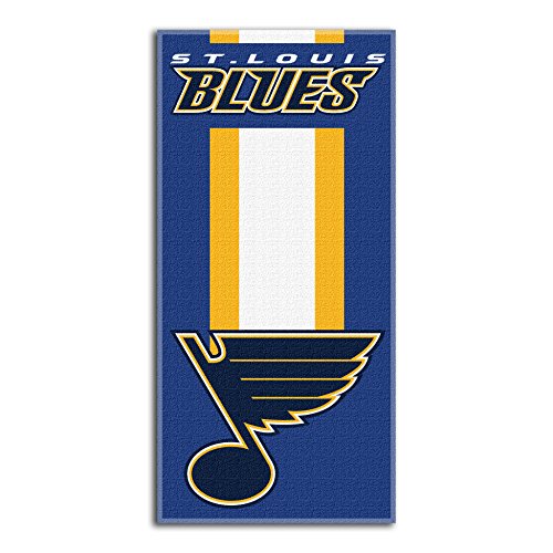 "Northwest NHL St. Louis Blues Beach Towel, 30"" x 60"", Zone Read"