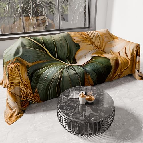 PETTI Artigiani Italiani - Spring-Summer Double Bedspread Lightweight Blanket for Double Bed and Half Bedspread, Floral 165 100% Made in Italy