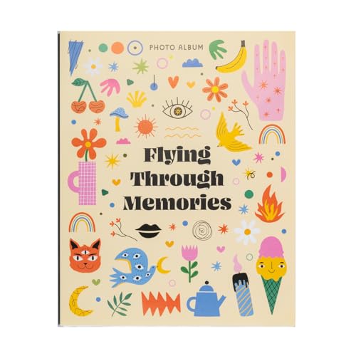 Grupo Erik Photo Album 7x5 - Flying Memories - Soft Cover, 13x20 cm, 96 Pockets Photo Albums, Memory Book - Cute Gifts Under 10 Pounds, Cheap Gifts For Women & For Men