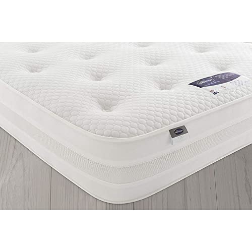 Silentnight 4 Drawer Storage Divan - Slate Grey - Super King with 1200 Eco Comfort Mattress - Which Best Buy 2020 - Medium Firm - Super King