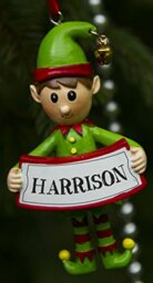 Boxer Gifts Harrison Elf Christmas Tree Decoration - Xmas Bauble Ornament Gift - One for The Whole Family, Ceramic, Multi-Colour, 8 x 4.5 x 2 cm, XEF500