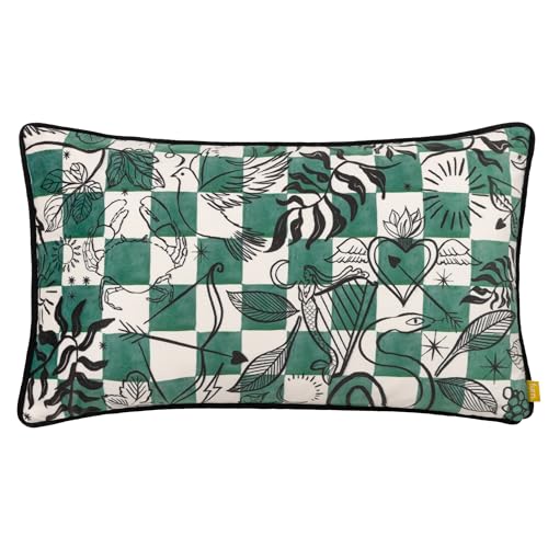 furn. Mythos Velvet Piped Polyester Filled Cushion