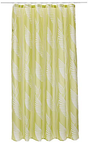 Spirella Textile Curtain GARBO KIWI 180 x 200 1207301, White, Standard