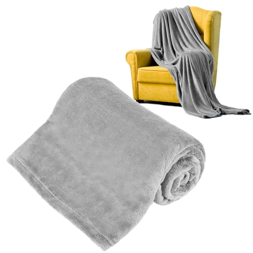 Teesa Fleece Blanket 150x200 cm Grey TSA8901-1