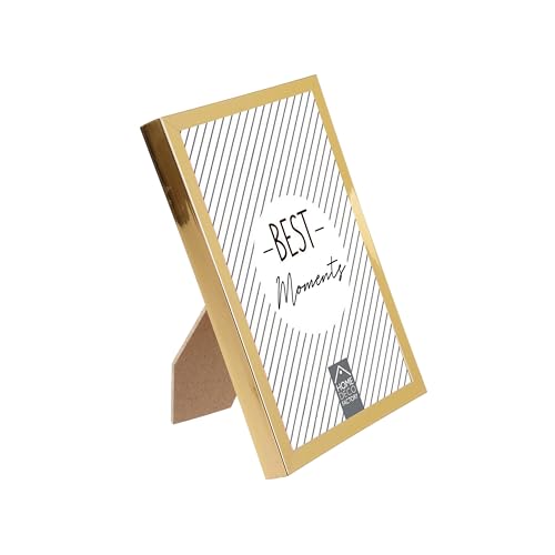 Home Deco Factory - HD5082 – Gold Photo Frame 10 x 15 cm Deco Wall Decoration Photo Frame Pele-Mele Photography Souvenir