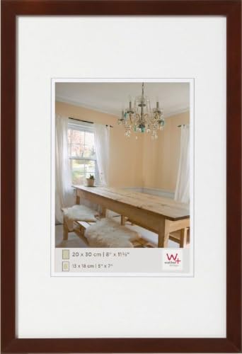 walther Design Picture Frame Walnut 18 x 24 cm Peppers Wooden Frame BP824N
