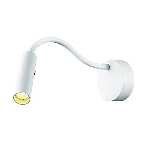 SLV Wall-Mounted Light KARPO Goose/Internal Wall Illumination, LED spot, Surface-Mounted Light, Wall-Mounted Light, Wall spot / 3000K 5.8W 420lm White dimmable