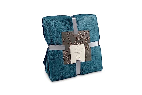 Römer Wellness Super Fleece Blanket Turquoise - 150 x 200 cm, 320 g/m², Soft, Fluffy, Anti-Static, Can Be Used All Year Round as Blanket, Oeko-Tex 100