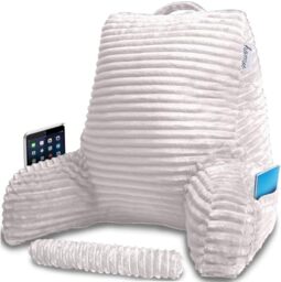 Homie Reading Pillow with Wrist Support, Has Arm Rests, and Back