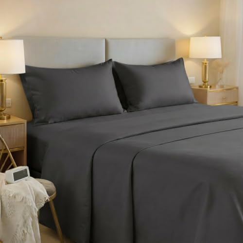 Jenny Ses??l Bed Linen Set French Size Cotton Made in Italy Grey - Durable