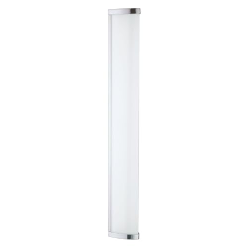 Eglo LED Wall Light Gita 2, Mirror Light Made of die-cast Metal in Chrome and White Plastic, Bathroom Lamp, LED Damp Room Light Neutral White, IP44, L 60 cm