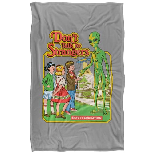 Steven Rhodes Don'T Talk To Strangers Silky Touch Super Soft Throw Blanket 91 X 147 Cm