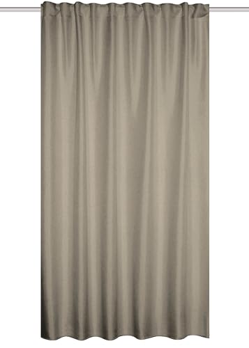 HOME WOHNIDEEN ESKAMIO Thermal Curtain, Beige, 145 x 135 cm