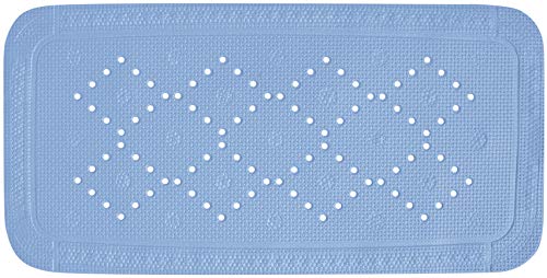 Spirella Siberia Shower Mat Bath Mat Antibacterial Non-Slip with Suction Cups Approx. 36 x 71 cm