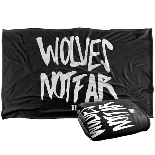 popfunk The Walking Dead Wolves Not Far Silky Touch Super Soft Throw Blanket 91 x 147 Cm