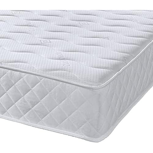"eXtreme comfort ltd The Diamond Wave Comfortable Conventional 9"" Deep Spring Mattress From (2ft6 by 6ft3 Small Single)"