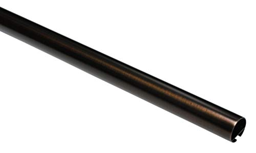 Gardinia Curtain Pole with Inner Rail I Diameter 25 mm Bronze 160 cm