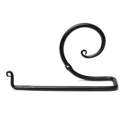 GoCraft Handmade Toilet Roll Holder for Bathroom Toilet Wall Mount Wrought Iron Forged Metal
