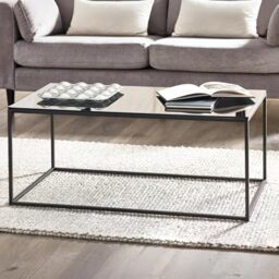 Julian Bowen Chicago Coffee Table, Smoked Glass - H45 x W110 x D60cm
