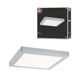 Paulmann 70982 Abia LED Panel Rectangular incl. 1x22 watt Ceiling lamp Chrome matt Light Panel Plastic Ceiling Light 2700 K