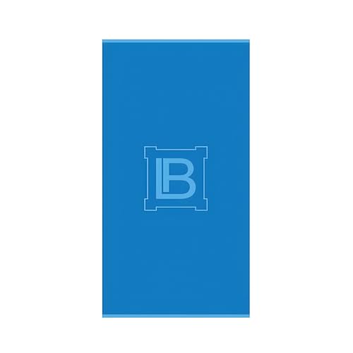 hermet Laura Biagiotti, Beach Towel in Terry Jacquard Cimato, 100% Cotton, 90 x 170 cm, Plain Colour, with Logo