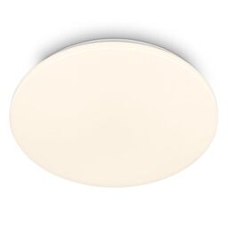 BRILONER - LED Bathroom Ceiling Light Warm White Colour, dust and Splash Resistant, 24W, 2600lm, Kitchen, IP54, Wet Room, Bathroom, 35x5.5 cm, White