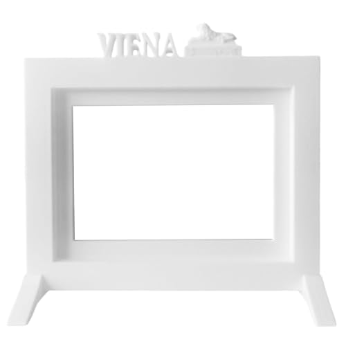 Well Home – Photo Frame for Table or Wall/Model ''Vienna'' / Frame Size 24 x 22.5 x 1.5 for Photos of 15 x 20 cm/White
