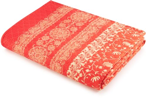 Bassetti BRENTA 9328486 Bedspread 100% Cotton Mandarin O1 220 x 255 cm