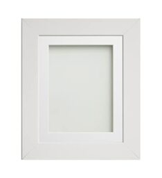 Frame Company Watson White Picture Photo Frame fitted with Perspex, 36x24 inch with White Mount for image size 30x20 inch