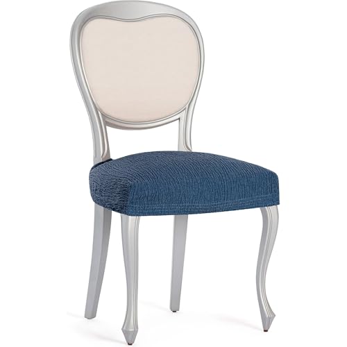 ECOMMERC3 - 2 Universal and Versatile Chair Covers ??? Blue Chair Cover Protector Easy to Install for Back, Seat and Arms