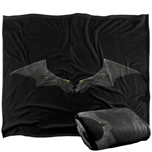 "LOGOVISION The Batman 2022 Bm Logo Black Slate Silky Touch Super Soft Throw Blanket 50""x60"""