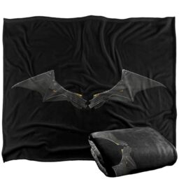 "LOGOVISION The Batman 2022 Bm Logo Black Slate Silky Touch Super Soft Throw Blanket 50""x60"""