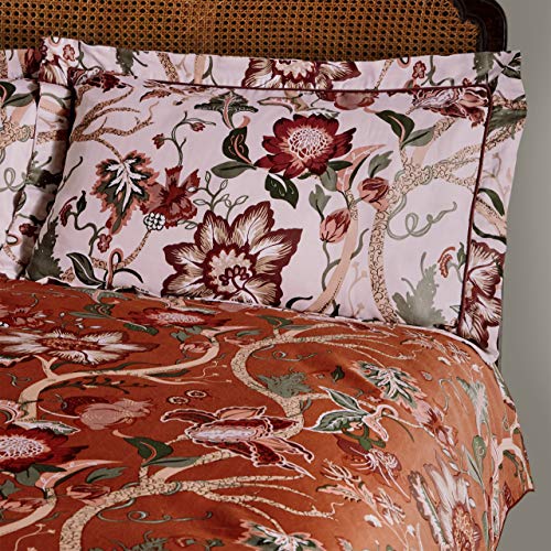 Paoletti Botanist Pillowcase Set, Russet, 50 x 75cm