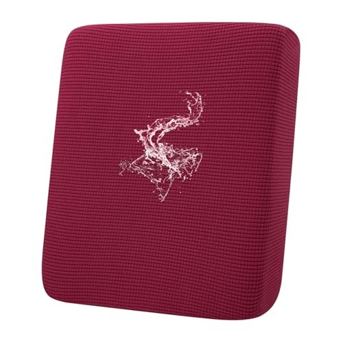 hyha Waterproof Couch Cushion Covers for Pets, Non Slip Sofa Seat Cover - Stretch Jacquard Fabric, Elastic Bottom, Non Slip Fit, Waterproof Protection, Pet Hair Protection (1 Piece for Backrest L)