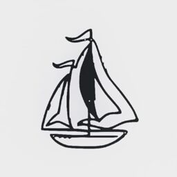 Homemania HOMESRV-09 Wall Decoration - Wall Art - Boat - for Living Room, Bedroom - Black on Metal, 40 x 1.5 x 50 cm