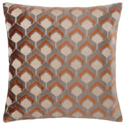 Paoletti Ledbury Velvet Jacquard Polyester Filled Cushion