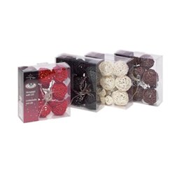 Christmas Gifts 04153 Four Assorted Bright White LED Christmas Garland 10-B/O