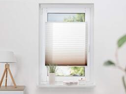 Khome Klemmfix Pleated Blind Colour Gradient Brown 105 cm x 130 cm (W x L)