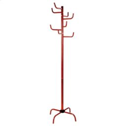 Mueblear 5123 Harp Shape Metal Coat Rack 36 x 180 cm red