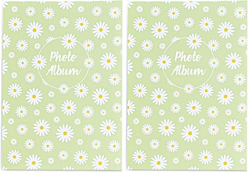 Grupo Erik Daisy Dreams Photo Album - 6x4 Photo Album - 10x15 cm - Family Photo Album 36 Pockets - Friend Gifts - Photo Books For Memories - Photo Album Slip In - Flower Gifts (Pack of 2)