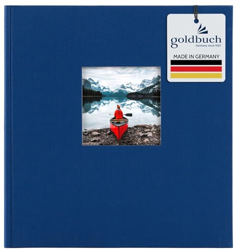 Goldbuch Photo Album with Window Cut-Out, bordeaux, 30 x 31 cm