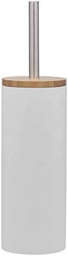 Sealskin Grace Toilet Brush and Holder, Polyresin, White, 10 x 39 x 10 cm