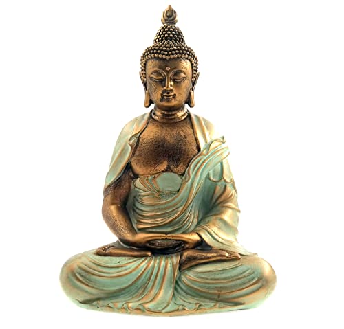 "Angel Shine Buddha Statue Buda Gold 7.5"" Buddha Statues for Home Decor,Meditation Buddah Statute Decor,Buddah Statute Zen Decoration"