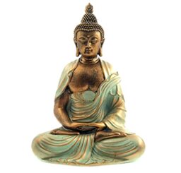 "Angel Shine Buddha Statue Buda Gold 7.5"" Buddha Statues for Home Decor,Meditation Buddah Statute Decor,Buddah Statute Zen Decoration"
