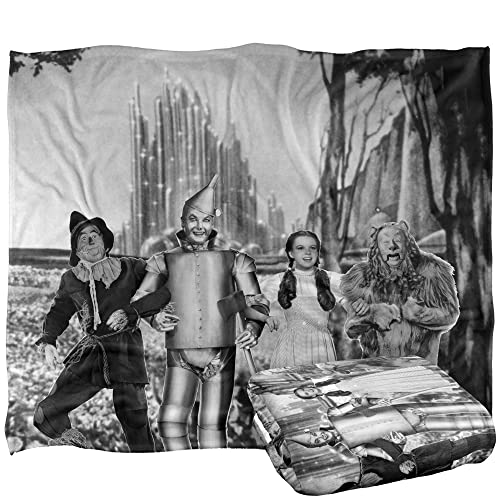 THE WIZARD OF OZ Stanley Desantis Vintage Tee Group Silky Touch Super Soft Throw Blanket 152 x 127 cm