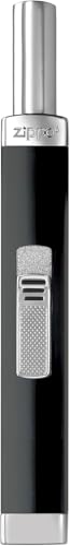 Zippo Candle Lighter ??? Black Matte ??? Butane Gas Refillable ??? Soft-Touch Ignition ??? Windproof Flame